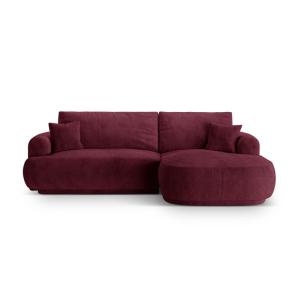 Canapé-lit d'angle droit avec box 5 places tissu structurel…