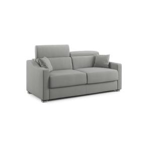 Canapé lit en tissu détachable 191 cm gris