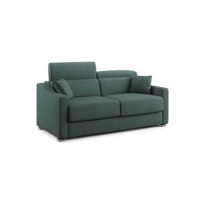 Canapé lit en tissu détachable 211 cm vert