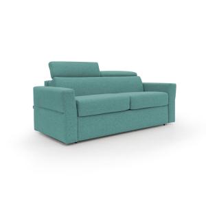 Canapé lit matelas H18 220 cm vert