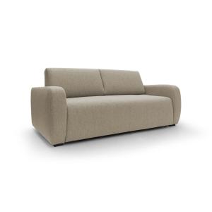 Canapé lit matelas H20 en tissu imperméable 195 cm brun