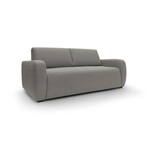 Canapé lit matelas H20 en tissu imperméable 215 cm taupe
