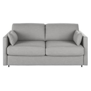Canapé-lit professionnel 2/3 places gris clair, matelas 18…