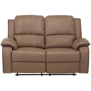 Canapé  microfibre 2 places taupe