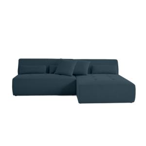 Canapé modulable 4 places angle réversible en tissu mailles…