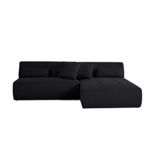 Canapé modulable 4 places angle réversible en tissu mailles…