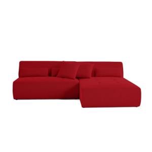 Canapé modulable 4 places angle réversible en tissu mailles…
