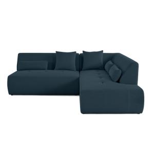 Canapé modulable 5 places angle droit en tissu mailles 3d b…