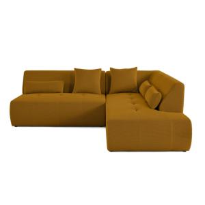 Canapé modulable 5 places angle droit en tissu mailles 3d j…