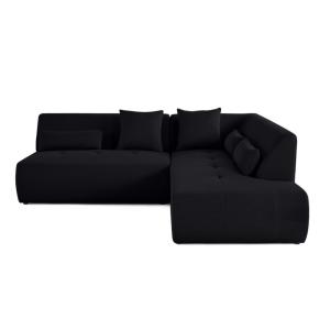 Canapé modulable 5 places angle droit en tissu mailles 3d n…