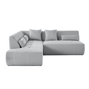 Canapé modulable 5 places angle gauche en tissu mailles 3d…
