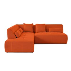 Canapé modulable 5 places angle gauche en tissu mailles 3d…