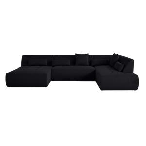 Canapé modulable 7 places angle droit en tissu mailles 3d n…