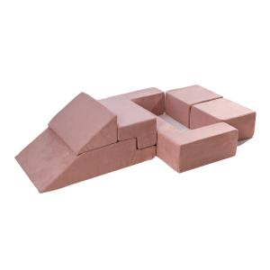 Canapé modulable  pour enfants en mousse douce, Rose