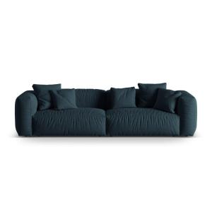 Canapé modulaire 4 places en tissu structurel blue jeans