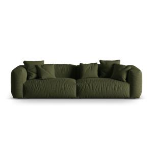 Canapé modulaire 4 places en tissu structurel vert