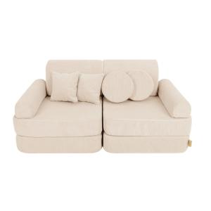 Canapé Pocket 120 cm velours 10 pcs