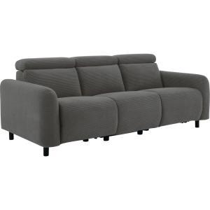 Canapé relax électrique 3 places 2 relax en velours côtelé…