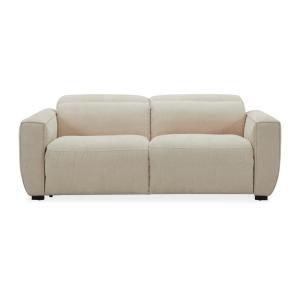 Canapé relaxation polyester beige 3 places