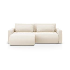 Canapé réversible convertible 3 places avec coffre en velou…