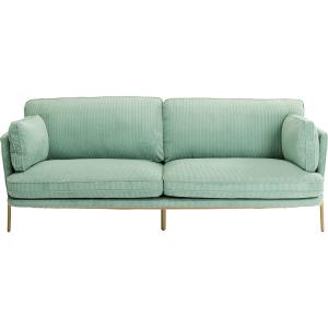 Canapé Shirly 3 places vert menthe Kare Design