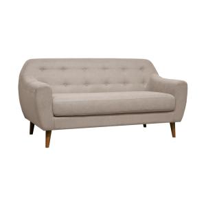 Canapé tissu 2 places crème