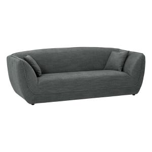 Canapé tissu 3 places acier