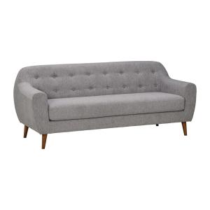 Canapé tissu 3 places gris clair