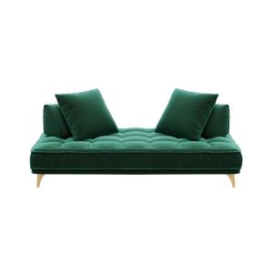 Canapé vert foncé 4 places