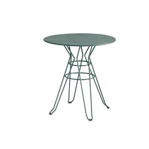 CAPRI - Table rond en acier vert D80