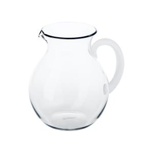 Carafe ballon en acrylique transparent 2 litres