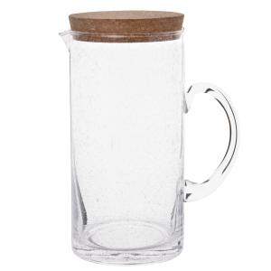 Carafe en verre et couvercle en liège 1,2L