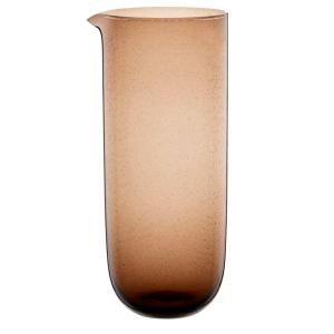 Carafe en verre marron bullé 1,3L