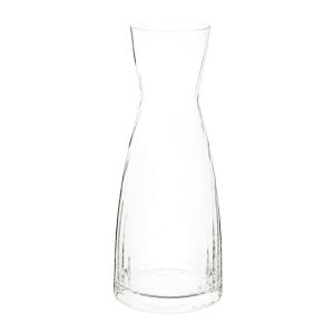 Carafe en verre strié transparent 1,04L