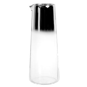 Carafe en verre transparent effet chromé en dégradé 1,8L