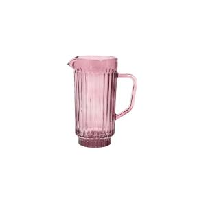 Carafe rose en verre 110cl