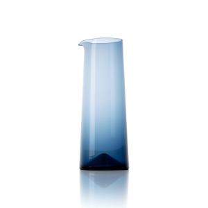 Carafe Verre Indien et Bleu 10x10x26cm