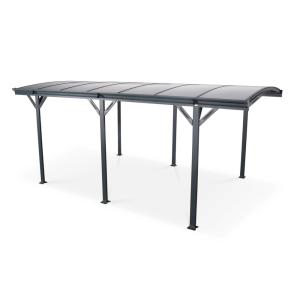 Carport de 15m² en aluminium anthracite