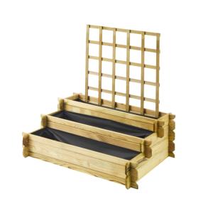 CARRE POTAGER AVEC TREILLIS 154L