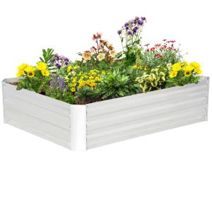 Carré potager surélevé protection mauvaises herbes acier ar…