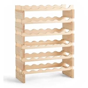 Casier à bouteilles pour 36 bouteilles beige 119 x 29 x 71,…