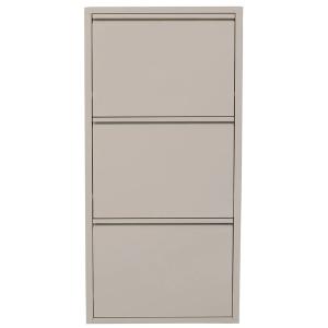 Casier à chaussures Caruso crème 3 tiroirs Kare Design