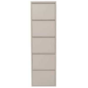 Casier à chaussures Caruso crème 5 tiroirs Kare Design