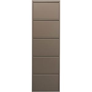 Casier à chaussures Caruso taupe 5 tiroirs Kare Design