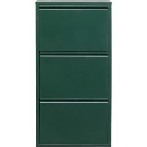 Casier à chaussures Caruso vert 3 tiroirs Kare Design