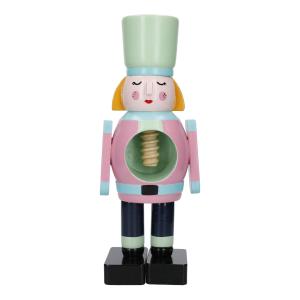 Casse-Noisette Femelle En Bois Multicolore