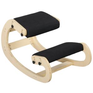 Chaise à genoux réglable bois noir