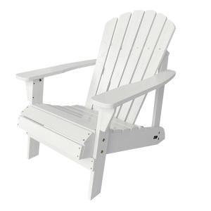Chaise Adirondack accoudoirs, bois FSC, blanche, 90x78x93 cm