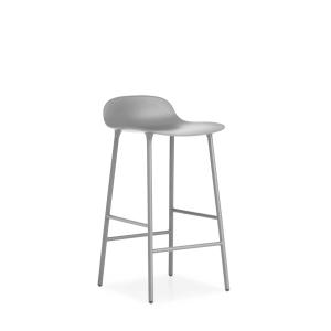 Chaise de bar avec structure en métal gris 65cm