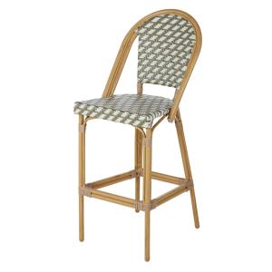 Chaise de bar de jardin professionnelle en résine tressée r…